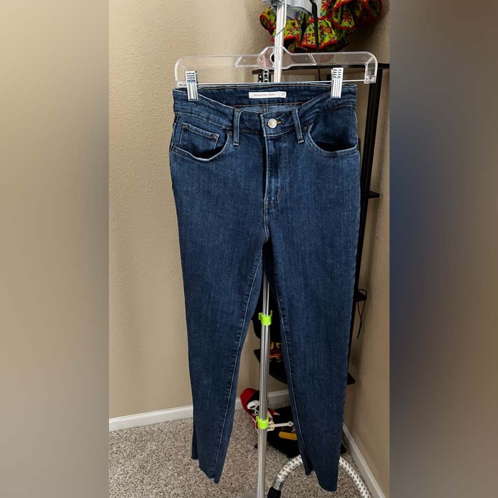 LEVIS 721 high rise skinny jeans